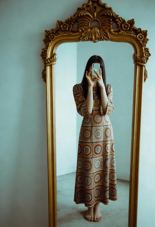 Artisan Tile Midi Dress